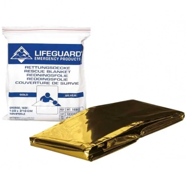 Rettungsdecke Gold / Silber